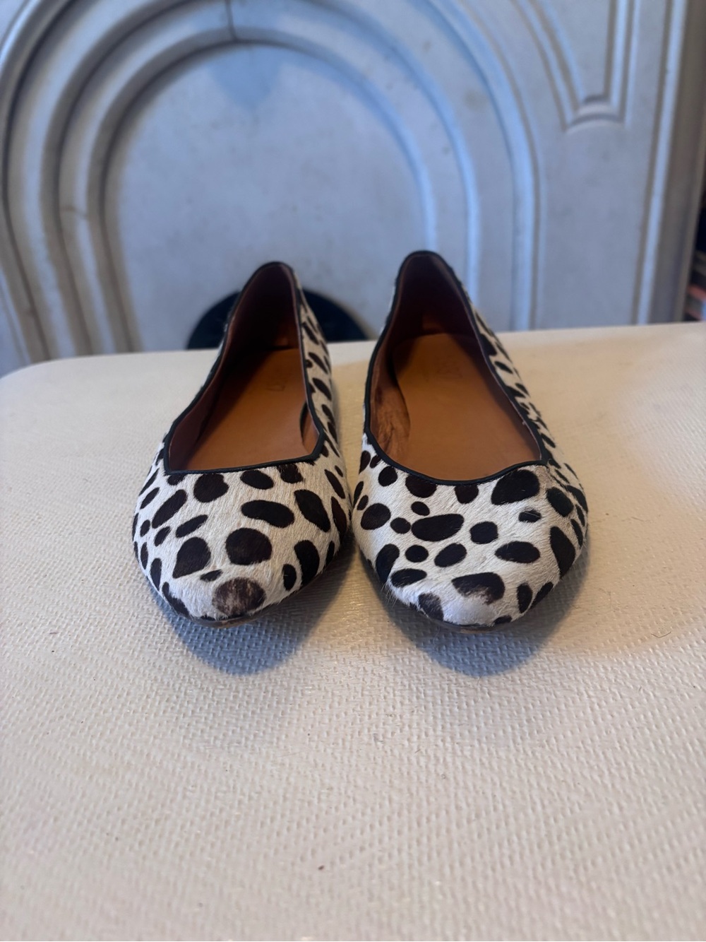 Madewell 937 Spotted Calf Hair Flats - Picture 6 of 7